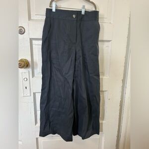 Club Monaco Dark Gray Wide-Leg Pants